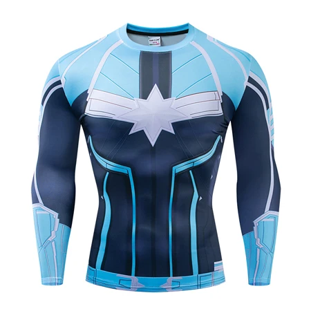 Новые Мстители 4 эндшпиль Квантовая война 3D печатные футболки мужские компрессионные рубашки Косплей Костюм топы для мужчин одежда для фитнеса - Цвет: CX-054