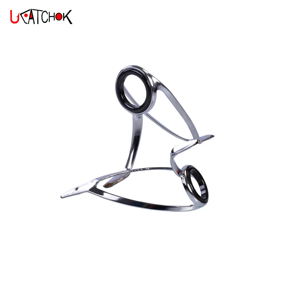 7pcs/combo Boat Rod Guide stainless steel bracket DIY Rod guide ring enhanced super hard version accessories rod guide ring part