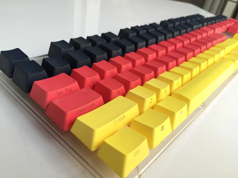 Боковая печать 104 ключ ANSI раскладка Радуга толстый PBT Keycap для OEM Cherry MX переключатели Механическая игровая клавиатура