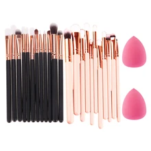 12Pcs Rose Gold Unicorn Makeup Brush Set pinceaux brochas pincel maquillage Cosmetic Eye shadow Foundation Brushes+ Sponge Puff