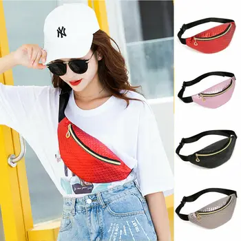 

2019 Brand New Women Waist Bag Fanny Pack Bum Bag Ladies Casual Travel Purse Waist Bag Simple Fashion Bag