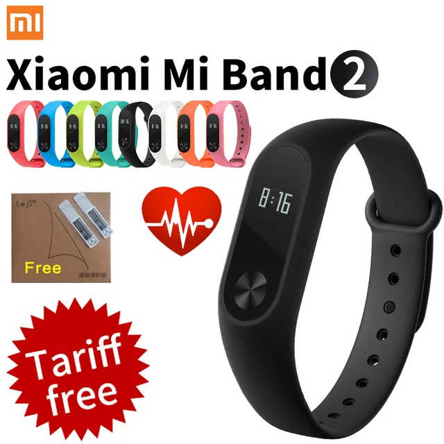 Оригинал Xiaomi Mi Группа 2 Браслет с Smart Heart Rate Monitor Сенсорная Панель OLED Экран band2 xaomi(Заказайте этот товар,который отправить из Росии отдельно пожалуйста,в противом случае будет проблема с заказом !!!)
