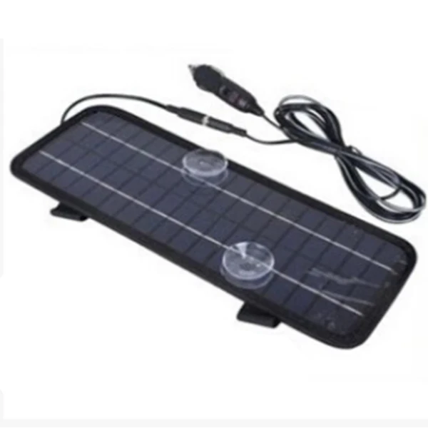

High conversion rate 4.5W solar car car battery charger battery core can be 12V battery conversion 5V