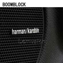 BOOMBLOCK автомобильные наклейки для аудио, видео, Динамик Для Harman Kardon для VW Polo Golf 4 5 Passat hyundai Tucson Solaris Mitsubishi ASX