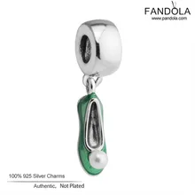 Браслет из стерлингового серебра 925 пробы, Очаровательная бусина, бусина, Бусина в виде колокольчика, подвески для обуви, бусины, аксессуары для ювелирных изделий kralen