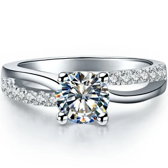 classic jewelry 06ct round cut lab created synthetic diamonds ring engagement pure 925 sterling - Wedding Ring Prices classic jewelry 06ct round cut lab created synthetic diamonds ring engagement pure 925 sterling - Wedding Ring Prices