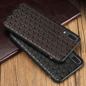 

Phone Case For Huawei Mate 9 10 20 lite P10 P20 lite Pro Case Business Triangle texture Case For Honor 8 8X 9 10 Back Cover