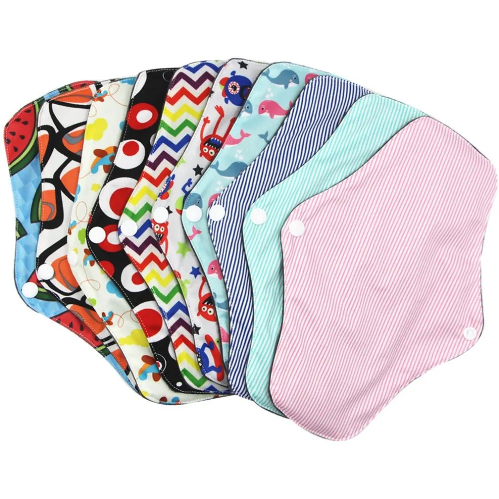 

Washable Reusable Hygiene Pad 5 Pcs Menstrual Pads + 1 Pcs Bag