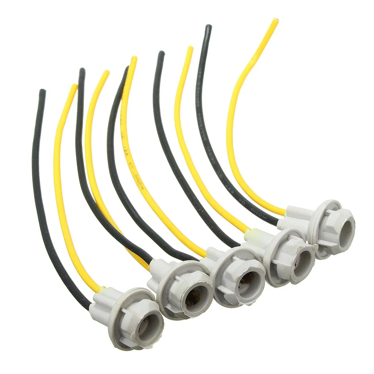 

5Pcs T10 Connector 12CM W5W 168 194 Car Lamp Cable Auto Bulb Wire Truck Light LED Bulbs Socket Wedge Light Base For Cars