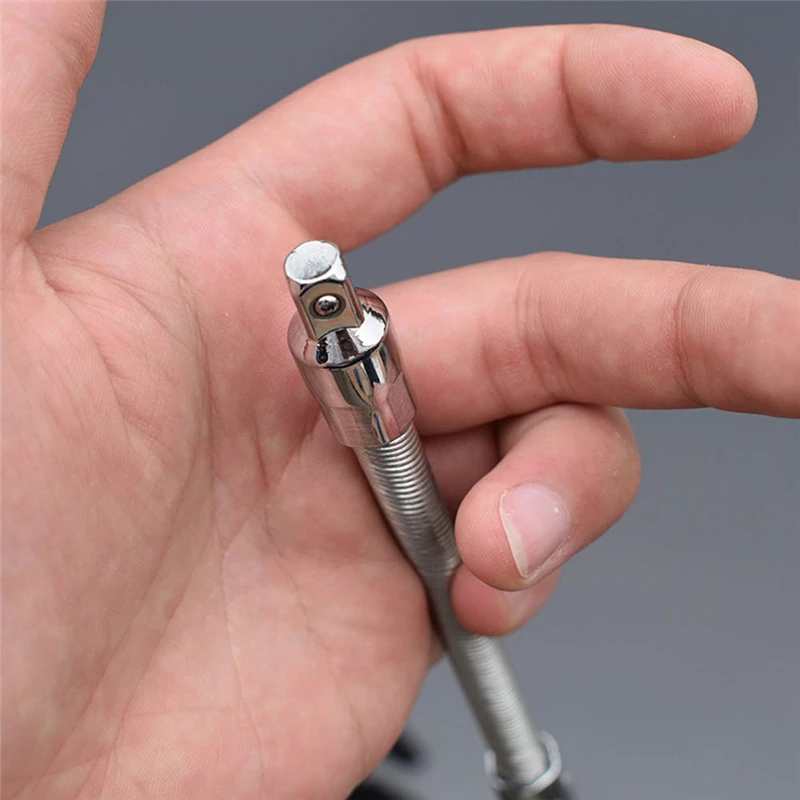 

1/4" Hex socket Metal Linear Flexible Shaft Crankshaft Drill Connecting Link for Electric drill PowerTool Accessorie P15