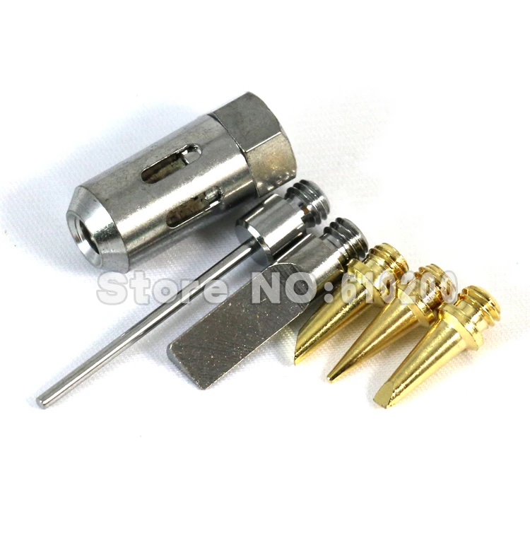 Free shipping Aerated Flame Butane Gas Soldering Iron solder tip 5/PCS