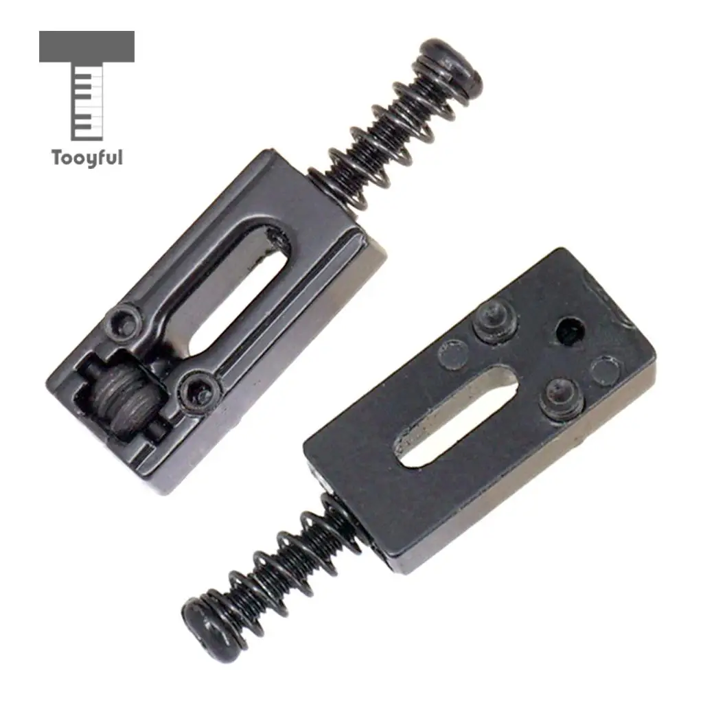 Tooyful 6Pcs Vintage Roller Saddle Guitar Bridge String Saddles for Electric Guitar Bridge Parts