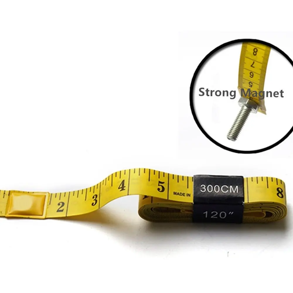 3 Meter 120" Flexible Soft Measure Tape with for Auto Vinyl Wrap