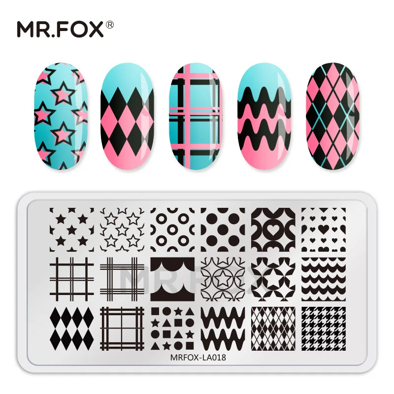 Mr. Fox доска для ногтей Геометрическая математическая 3d картина животных доска для ногтей картина доска для ногтей инструмент