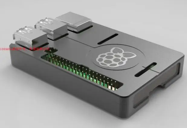 14 мм тонкий корпус из алюминиевого сплава для Raspberry Pi B + 2B 3B Поддержка кабеля GPIO Cpu