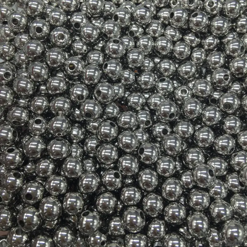 

Free shipping!4mm/6MM/8mm 100pcs silver/gold tone Beads Stainless Steel beads 6mm jewelry Finding Making DIY Jewelry