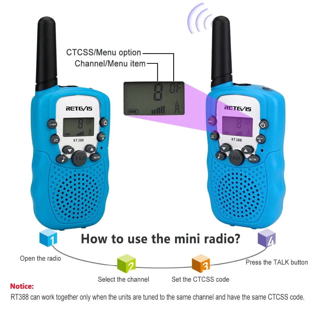 Cute 2PCS 0.5W 22CH Walkie Talkie UHF T-388 for kids Home Use Interphone Transceiver Two-Way Radio Mobile Portable A0762A Cute 2PCS 0.5W 22CH Walkie Talkie UHF T-388 for kids Home Use Interphone Transceiver Two-Way Radio Mobile Portable A0762A