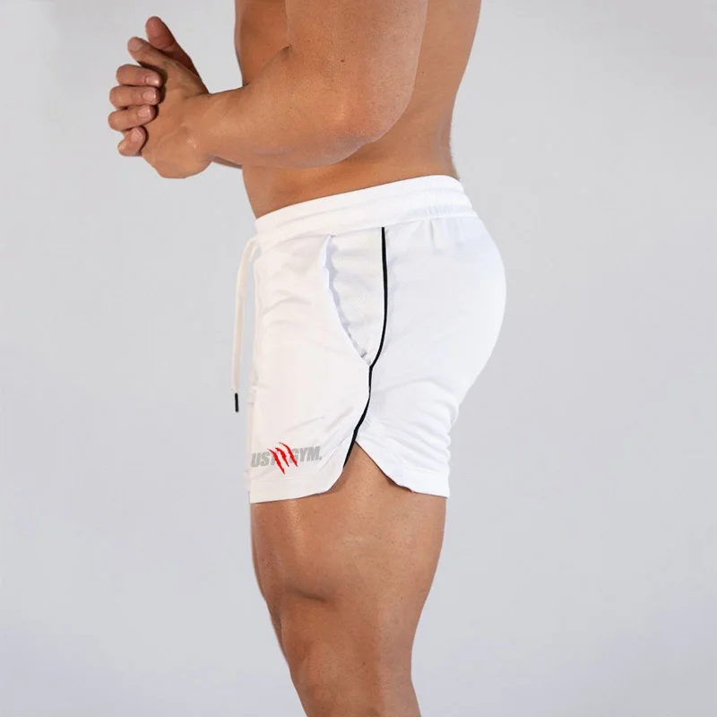 Brand Summer Fitness Shorts Men Mesh Breathable Beach Shorts Elastic Quick Dry Short Pants Thin Gyms Workout Joggers Shorts Male Brand Summer Fitness Shorts Men Mesh Breathable Beach Shorts Elastic Quick Dry Short Pants Thin Gyms Workout Joggers Shorts Male