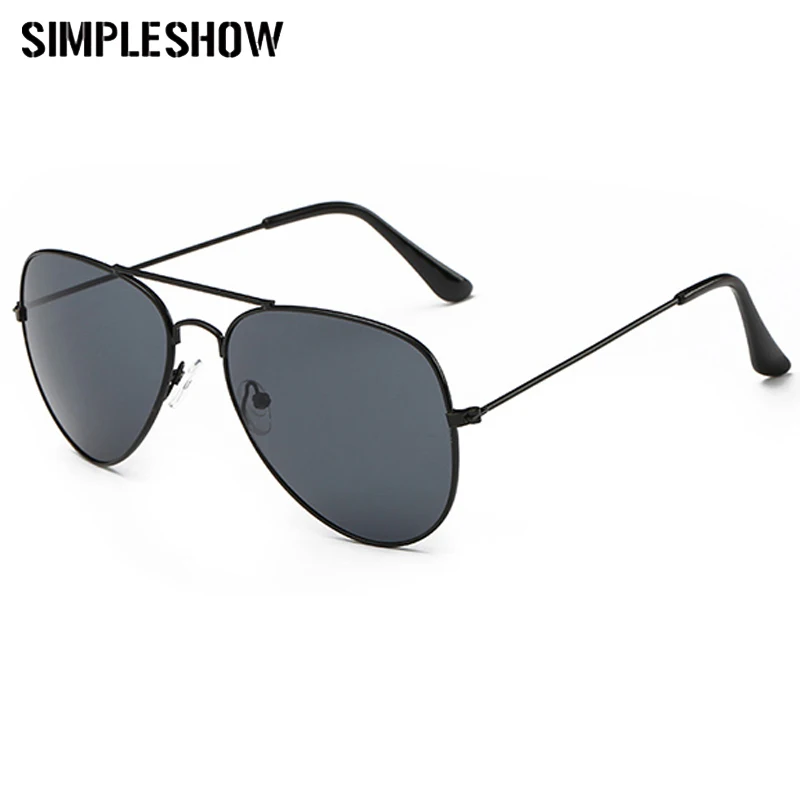 Солнечные очки авиаторы SIMPLESHOW в металлической оправе UV400 для мужчин и женщин