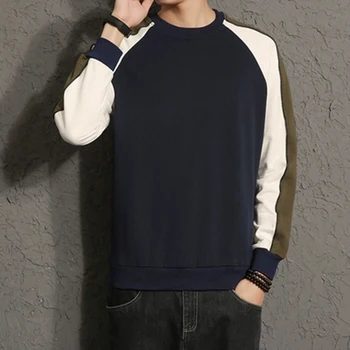 

New Mens Pullover Crewneck Autumn Spring Fashion Mens Hoodies Sweatshirts Long Sleeve Harajuku Men Clothes 2019 Casual Thin 5