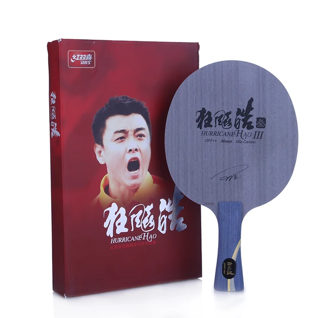 Best price at $174 Cheap Original DHS Hurricane HAO 3 Fiberglass Carbon Racket Table Tennis Blade Ping Pong Bat