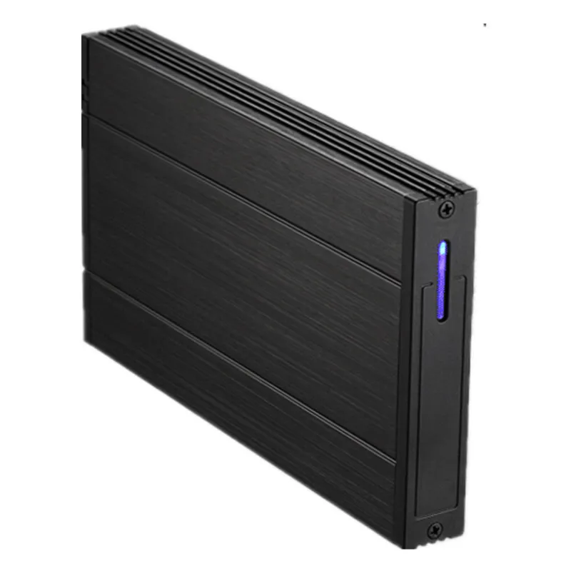 2,5 "дюймов USB2.0 HDD корпус двойной HDD Case жесткий диск Интерфейс SATA внешних накопителей HDD алюминиевый корпус коробки