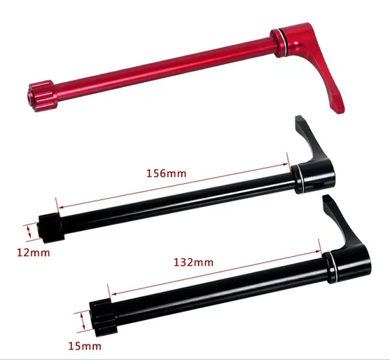 cheap FOURIERS DH bicycle barrel rod quick release lever downhill HUB axle Spec 12 15mm axle 135mm, 142mm, 148mm, 150mm HUB