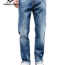 Пионерский лагерь, мужские джинсы, классические брюки, мужские джинсы с вышивкой, повседневные Прямые джинсы ANZ908094