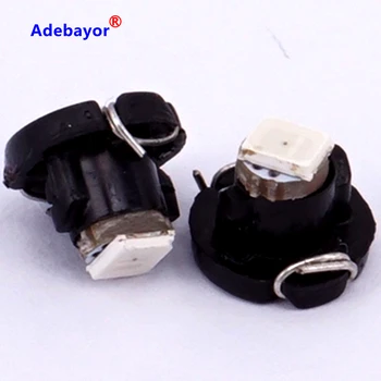 

30 X T3 1210 SMD 3528 LED Wedge Gauges diameter 8mm bulb auto car Instrument Lamp Dashboard indicator light white blue pink