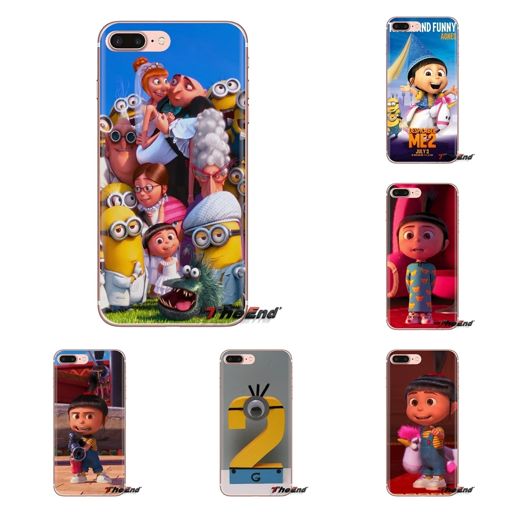 

For Samsung Galaxy J1 J2 J3 J4 J5 J6 J7 J8 Plus 2018 Prime 2015 2016 2017 Unicorn Agnes Despicable Me Transparent TPU Shell Case