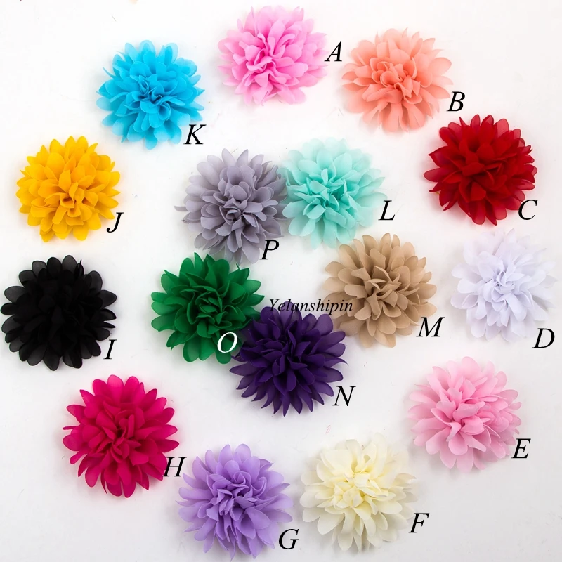 Blume Kind-Kopf-Blume Fast 16 DIY Baby-Mädchen-Haar-Zusatz-Chiffon 