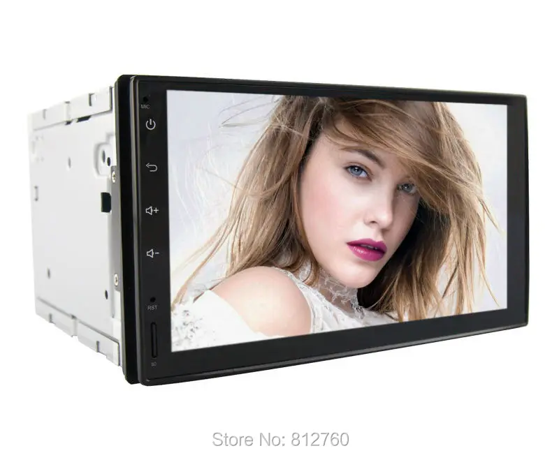 Sale Android 7.1 Quad core 2 din 7 inch Universal Car DVD Player gps for nissan juke qashqai almera x trail note X-TRAIL car radio 9