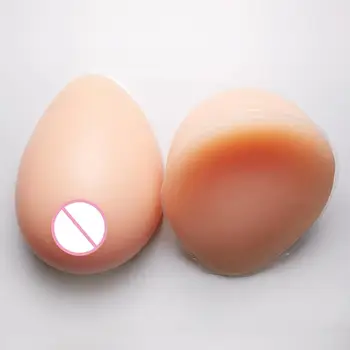 

1000G/Pair B Cup Teardrop Shape Realistic Silicone Tits False Breast Form Artificial Boob Enhancer For Transgender Crossdresser