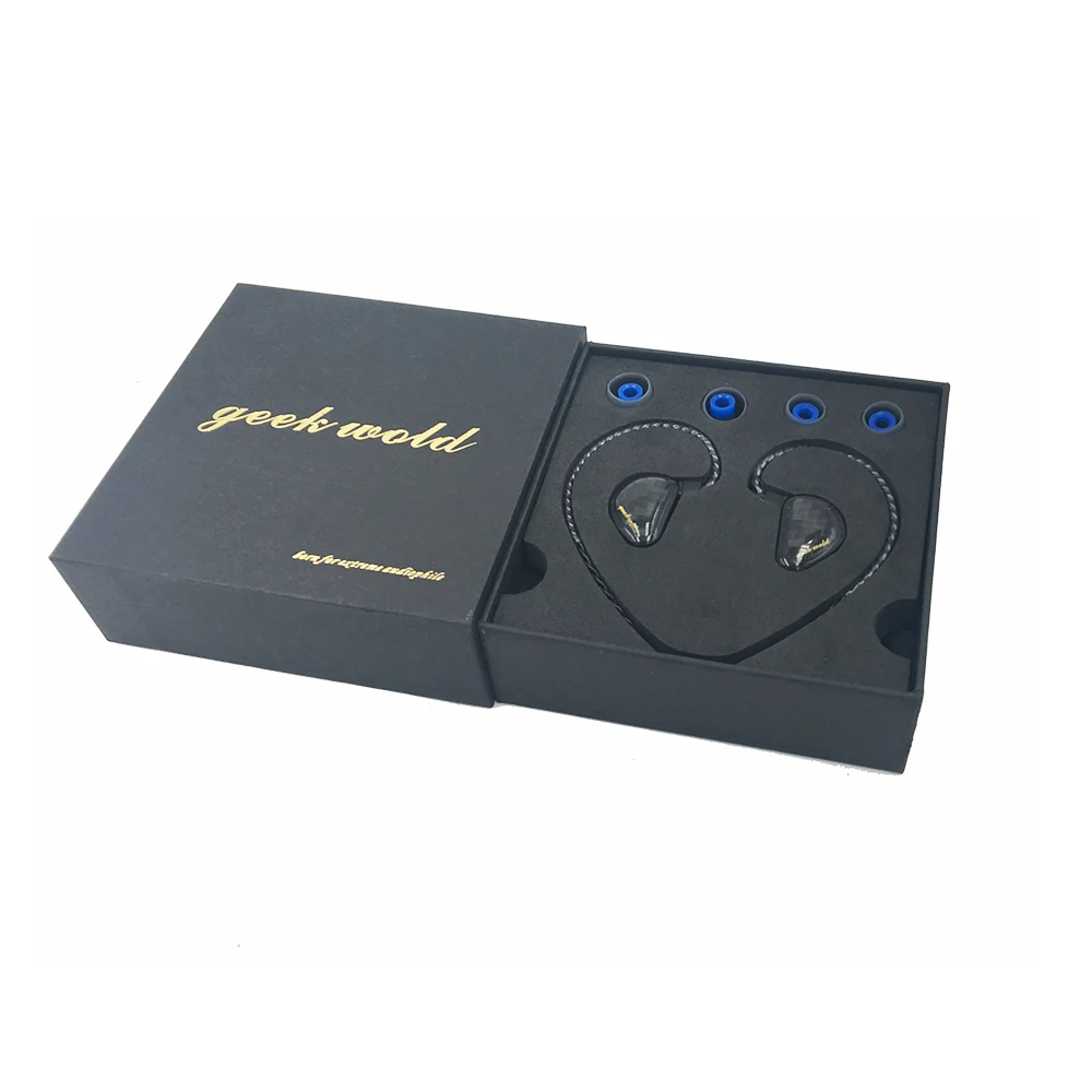 Geek Wold GK3 3 тройной Динамический драйвер HIFI в ухо наушники с силиконовые затычки
