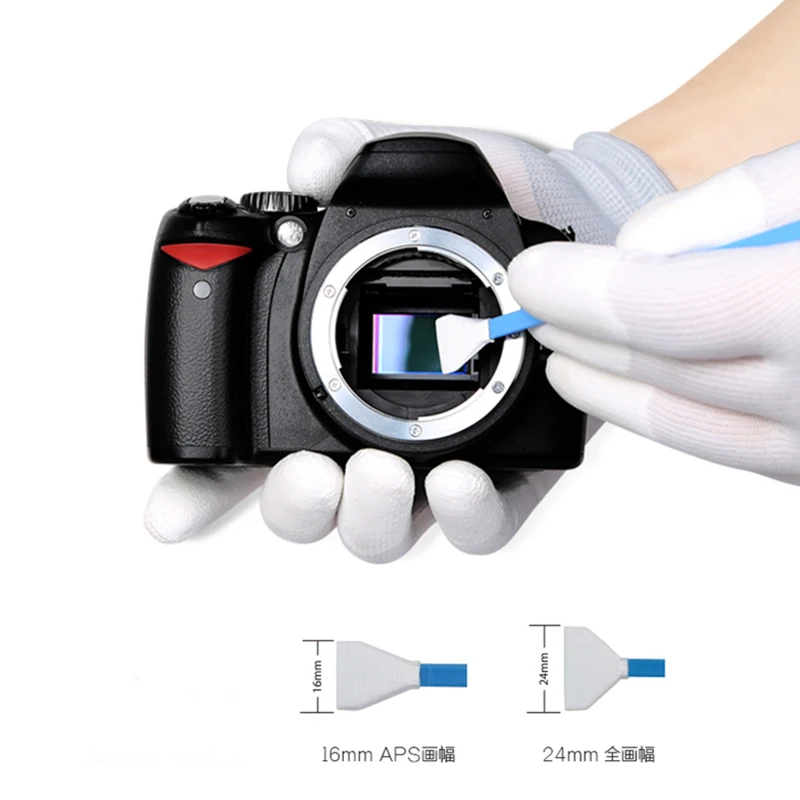 

10Pcs Camera & Photo CCD/CMOS Cleaning Swab Suit for APS-C DSLR Sensor Cleaning