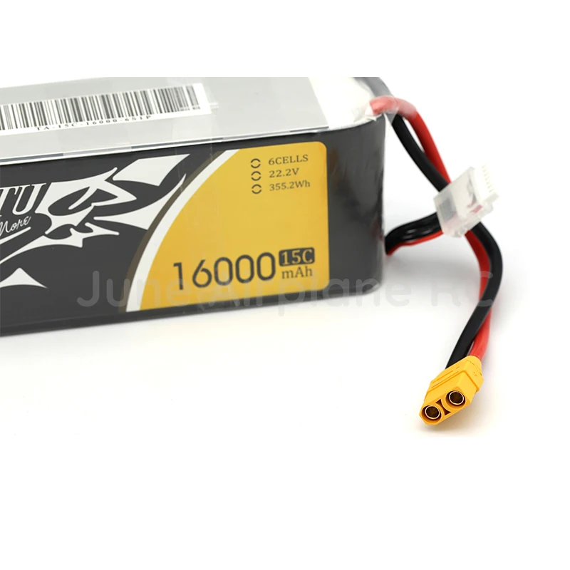 TATTU 16000mAh 15C LiPO батарея 30C для большой нагрузки Multirotor FPV Дрон гексакоптер октокоптер