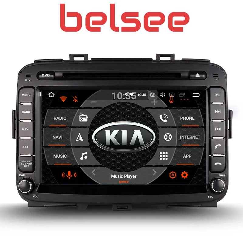 

Belsee 8 inch Touch Screen Radio Android 8.0 Head Unit Octa Core PX5 GPS Car DVD Player Navi Kia Carens 2013 2014 2015 2016 2017