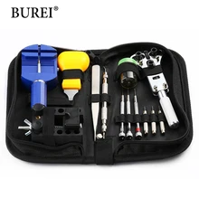 2016 Hot Sale Herramientas De Relojero Watch Tools BUREI Portable 13-in-1 Timepieces Watch Repair Tool Link Romover Kit Set Diy
