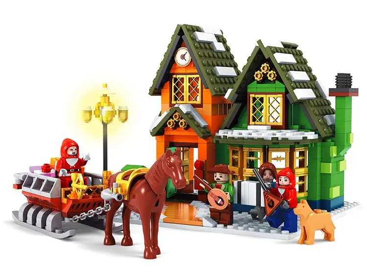 

A Model Compatible with A25607 860PCS Carriage Models Building Kits Blocks Toys Hobby Hobbies For Boys Girls