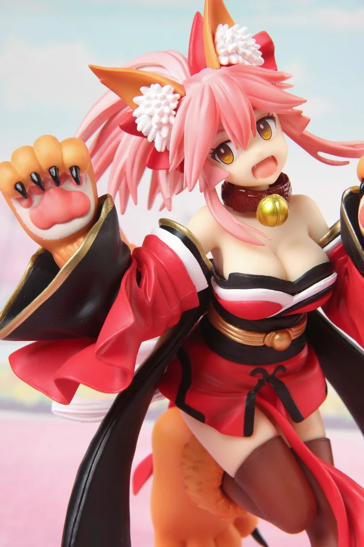 Fate Extra CCC фигурка Fate Grand Order Caster tamamo no Mae фигурка Okita Souji 25 см ПВХ экшн Коллекция игрушечных фигурок модель подарок