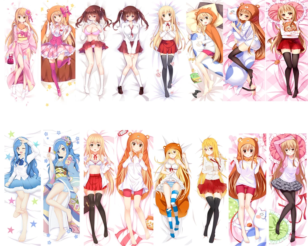2018 August Anime Himouto! Наволочка для подушки с изображением умару чан дома нананан эбина