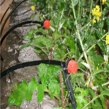 

5pcs Micro Flow Dripper Drip Head 1/4 Inch Hose Garden Irrigation Misting