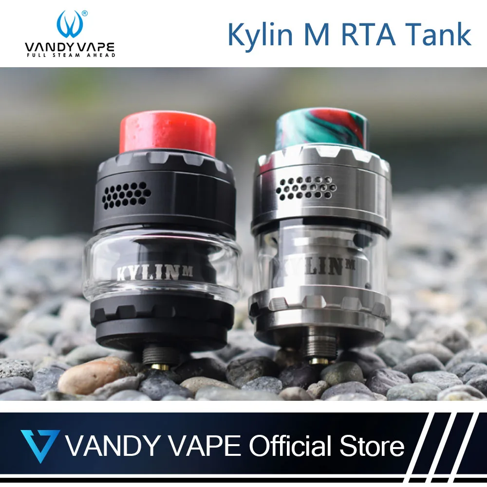 Vandyvape Kylin M RTA бак с Kylin M Катушка 4 типа альтернатива Регулируемая 3 мл до 4,5 мл емкость электронная сигарета