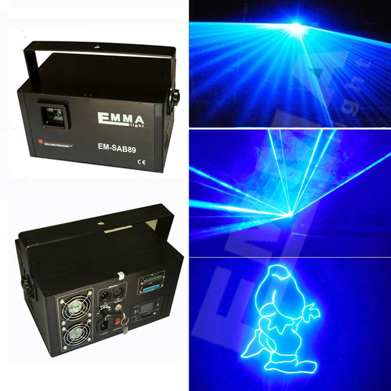 CE&ROHS laser projector 2W blue laser light/dj lights/stage light/ laser lightin Stage Lighting