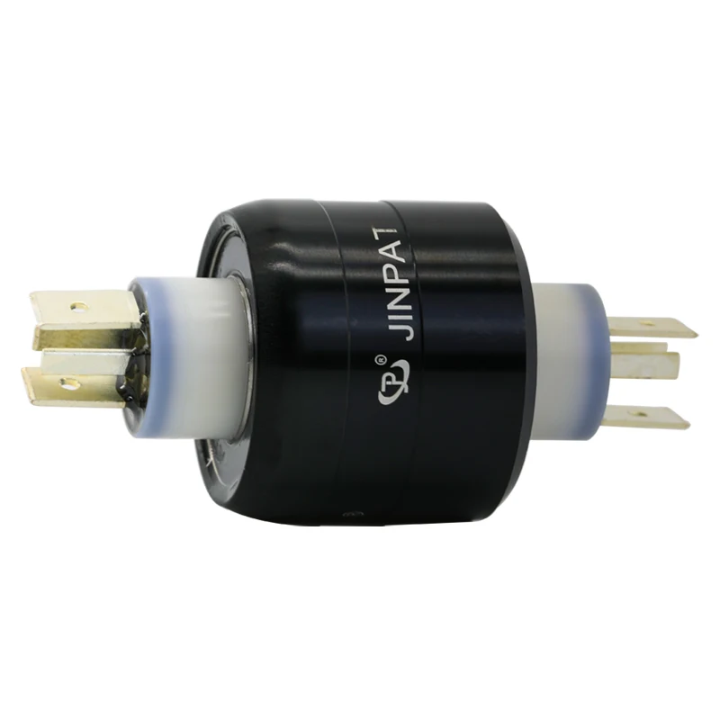 Conectores eléctricos rotativos de 4 polos, anillo de mercurio, transmisión de señal de alta y sin ruido para Dispositivo de embalaje|connector electrical|connector packconnector ring -