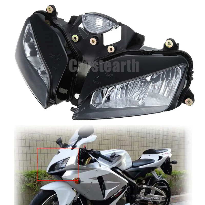 

Motorcycle Front Headlight Head Light Headlamp Housing Assembly Kit For Honda CBR600RR CBR 600 RR 2003 2004 2005 2006