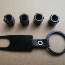 5 шт./компл. металлический черный вентиля покрышек легковых шапки пригодный для Audi VW R bmw M sport