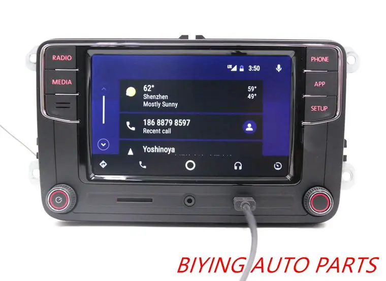 Автомагнитола MirrorLink Noname RCD330 Plus R340G Android 6 5mib для Golf 5 Jetta CC Tiguan Passat Polo Toureg 6RD035187B|radio for