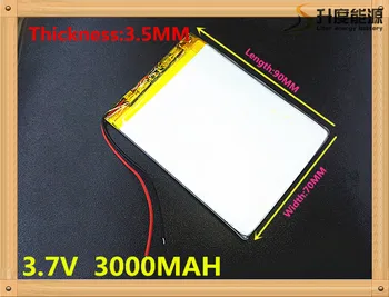 

best battery brand New cool than rubik's U25GT 357090 polymer battery 3000 mah tablet computer batteries battery free shipp