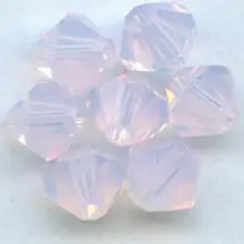 K9 с украшением в виде кристаллов 5301# Класс AAAA розовый опал радужных цветов 3 мм 4 мм 5 мм 6 мм 8 мм хрустальные двухконусные бусины